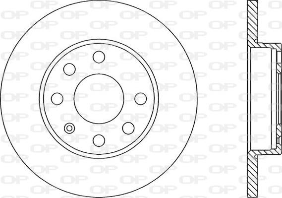 Open Parts BDA1403.10 - Kočioni disk www.molydon.hr