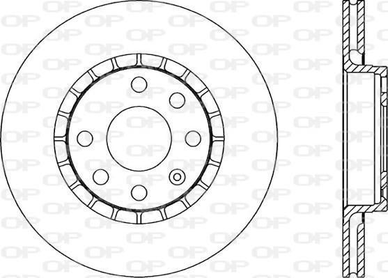 Open Parts BDA1415.20 - Kočioni disk www.molydon.hr