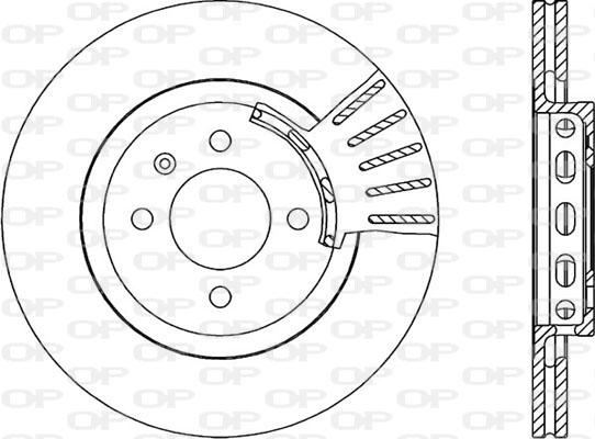 Open Parts BDA1586.20 - Kočioni disk www.molydon.hr