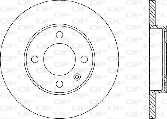 Open Parts BDA1574.10 - Kočioni disk www.molydon.hr