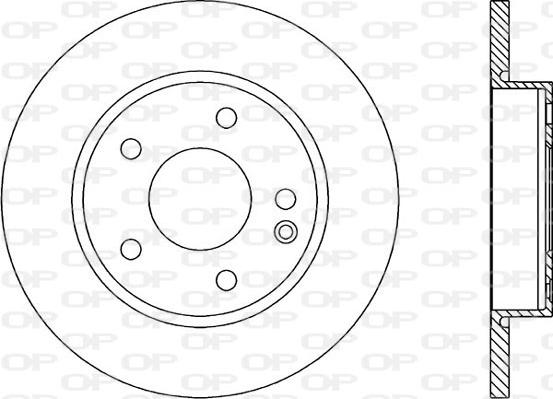 Open Parts BDA1699.10 - Kočioni disk www.molydon.hr