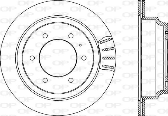 Open Parts BDA1654.20 - Kočioni disk www.molydon.hr