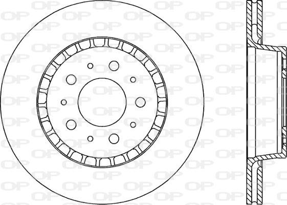 Open Parts BDA1608.20 - Kočioni disk www.molydon.hr