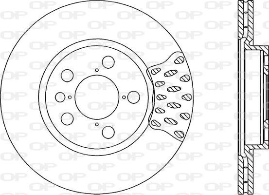 Open Parts BDA1674.20 - Kočioni disk www.molydon.hr