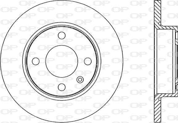 Open Parts BDA1670.10 - Kočioni disk www.molydon.hr