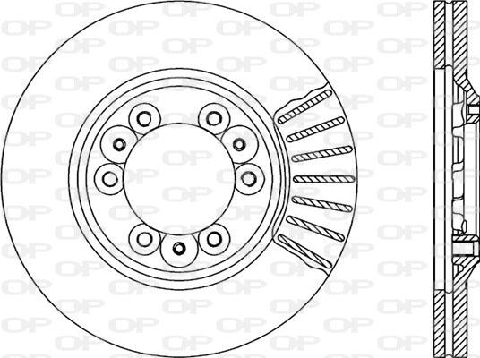 Open Parts BDA1672.20 - Kočioni disk www.molydon.hr