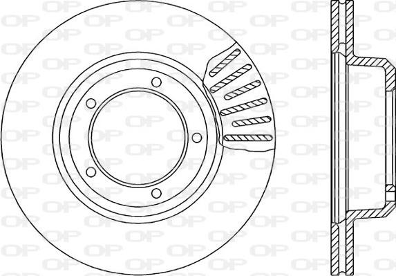 Open Parts BDA1064.20 - Kočioni disk www.molydon.hr