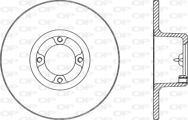 Open Parts BDA1060.10 - Kočioni disk www.molydon.hr