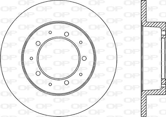 Open Parts BDR1061.10 - Kočioni disk www.molydon.hr