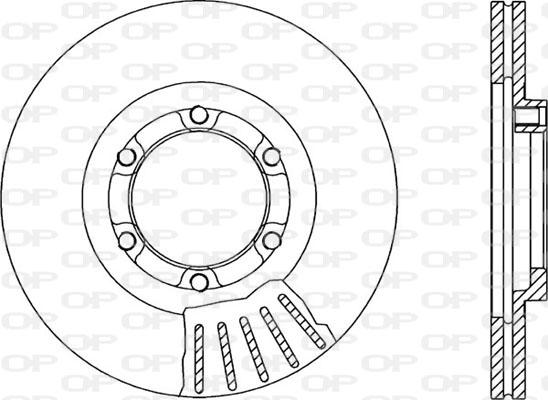 Open Parts BDA1067.20 - Kočioni disk www.molydon.hr