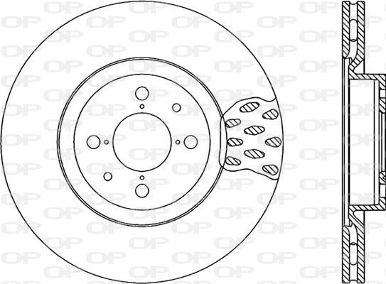 Open Parts BDA1016.20 - Kočioni disk www.molydon.hr