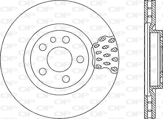 Open Parts BDA1018.20 - Kočioni disk www.molydon.hr