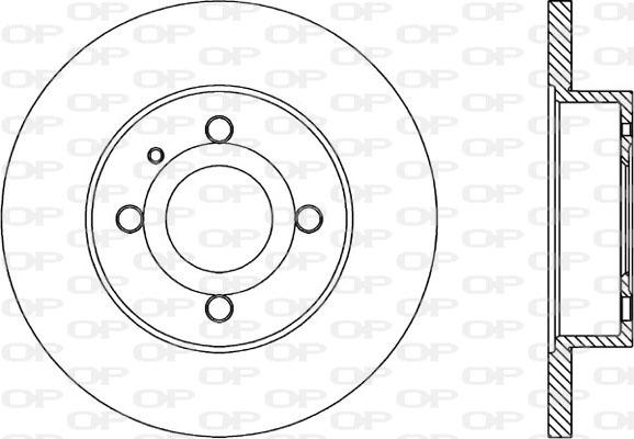 Open Parts BDA1013.10 - Kočioni disk www.molydon.hr