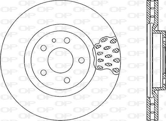 Open Parts BDA1017.20 - Kočioni disk www.molydon.hr