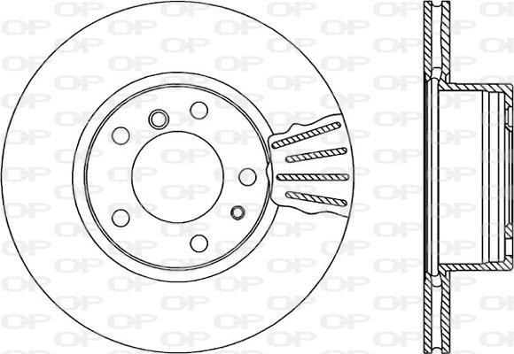 Open Parts BDA1087.20 - Kočioni disk www.molydon.hr