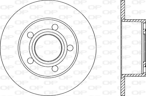 Open Parts BDA1038.10 - Kočioni disk www.molydon.hr