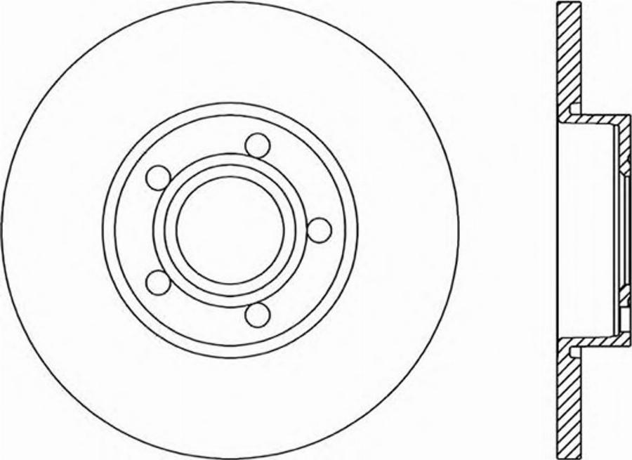 Open Parts BDA1037.10 - Kočioni disk www.molydon.hr