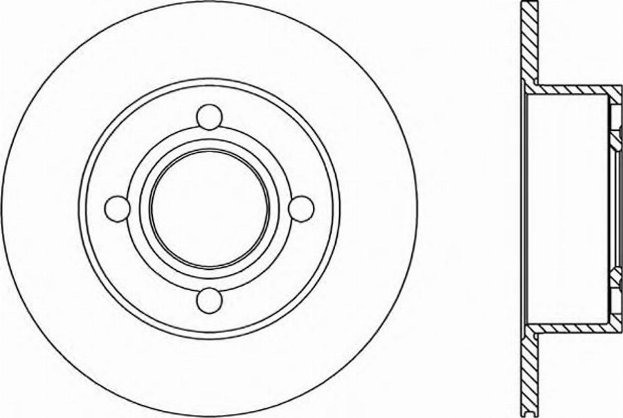 Open Parts BDA1025.10 - Kočioni disk www.molydon.hr