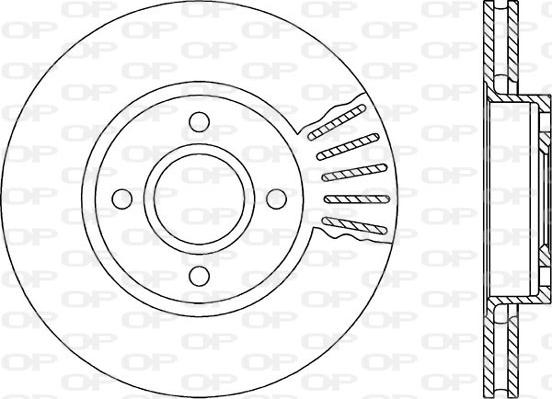 Open Parts BDA1190.20 - Kočioni disk www.molydon.hr