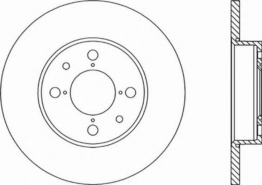 Open Parts BDA1141.10 - Kočioni disk www.molydon.hr