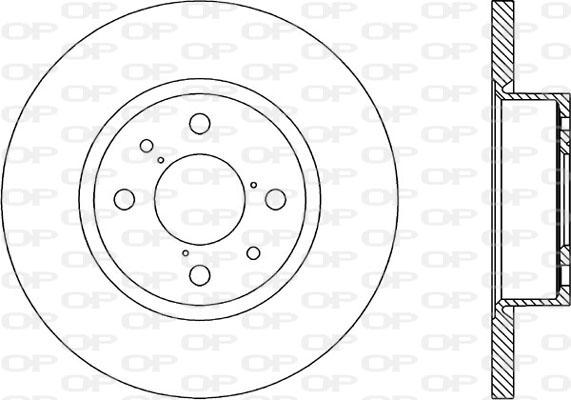 Open Parts BDA1148.10 - Kočioni disk www.molydon.hr