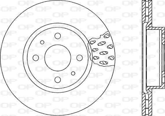 Open Parts BDA1147.20 - Kočioni disk www.molydon.hr