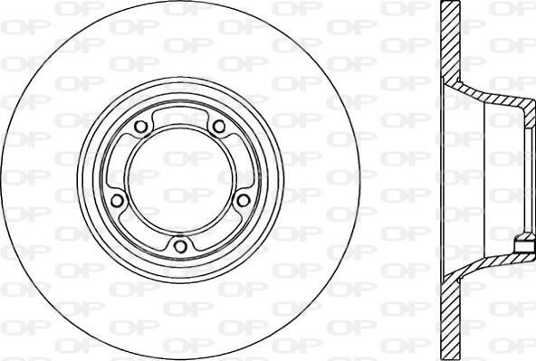 Open Parts BDA1159.10 - Kočioni disk www.molydon.hr