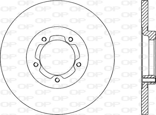 Open Parts BDA1166.10 - Kočioni disk www.molydon.hr