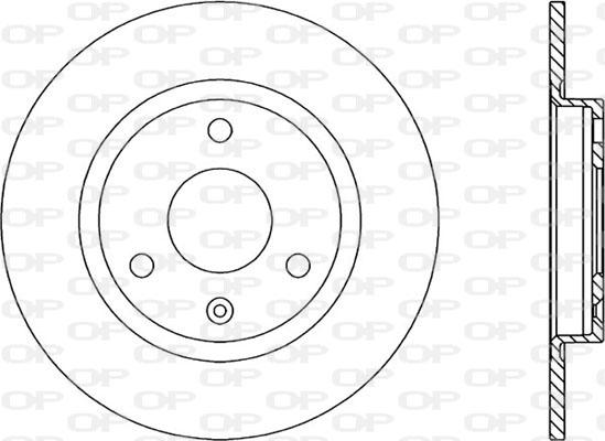 Open Parts BDA1105.10 - Kočioni disk www.molydon.hr