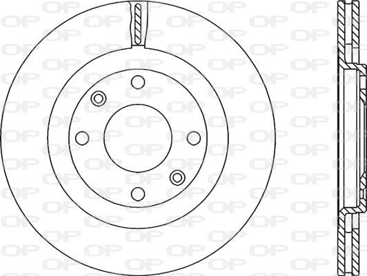 Open Parts BDA1106.20 - Kočioni disk www.molydon.hr