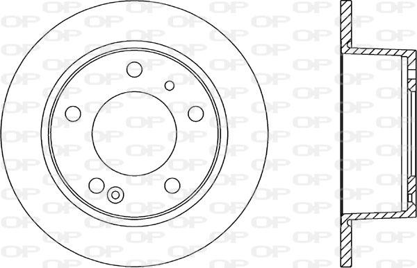 Open Parts BDA1110.10 - Kočioni disk www.molydon.hr