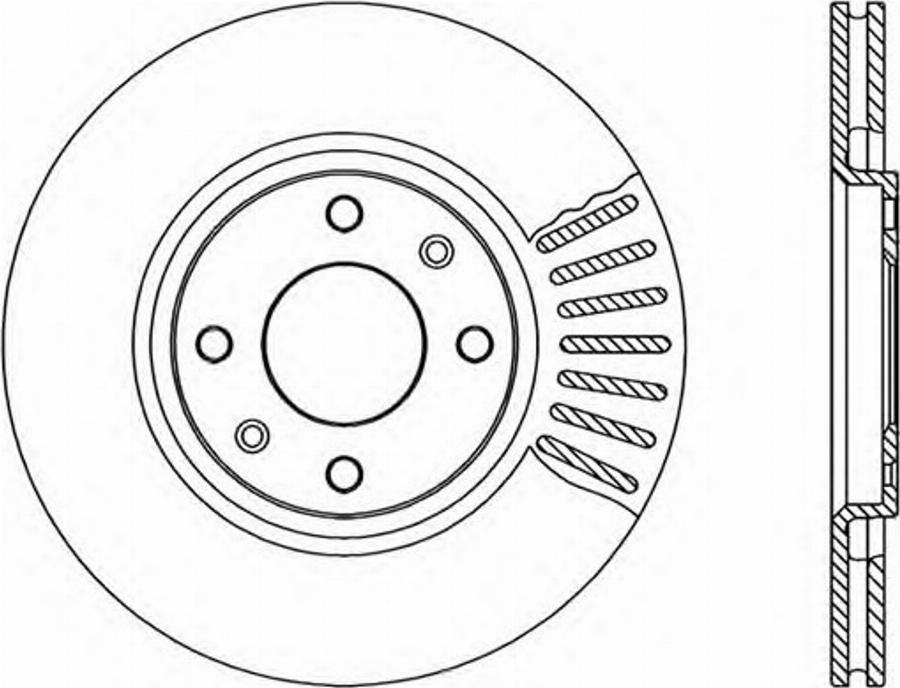 Open Parts BDA1112.20 - Kočioni disk www.molydon.hr