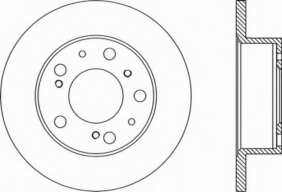 Open Parts BDA113410 - Kočioni disk www.molydon.hr