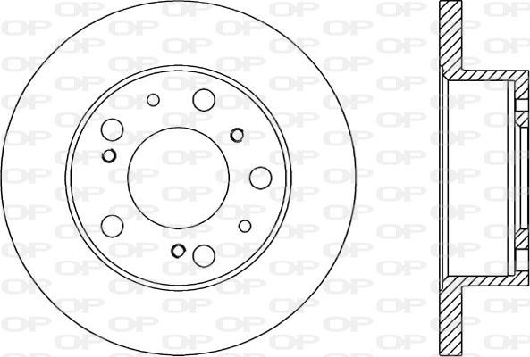 Open Parts BDA1136.10 - Kočioni disk www.molydon.hr