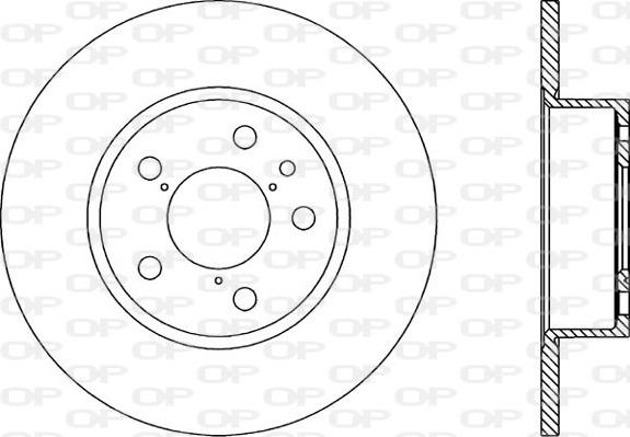 Open Parts BDA1138.10 - Kočioni disk www.molydon.hr