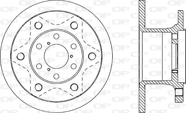 Open Parts BDA1132.10 - Kočioni disk www.molydon.hr