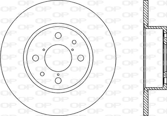 Open Parts BDA1137.10 - Kočioni disk www.molydon.hr