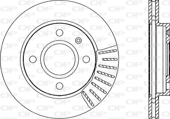 Open Parts BDA1176.20 - Kočioni disk www.molydon.hr