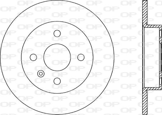 Open Parts BDA1896.10 - Kočioni disk www.molydon.hr