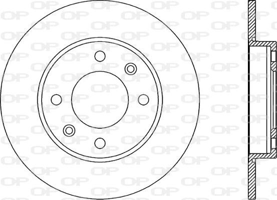 Open Parts BDA1893.10 - Kočioni disk www.molydon.hr