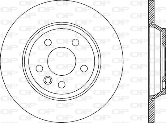 Open Parts BDA1897.10 - Kočioni disk www.molydon.hr