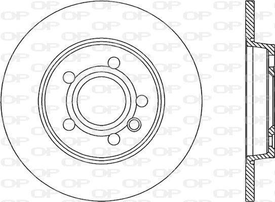 Open Parts BDA1844.10 - Kočioni disk www.molydon.hr