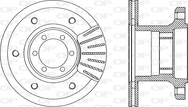 Open Parts BDA1848.20 - Kočioni disk www.molydon.hr