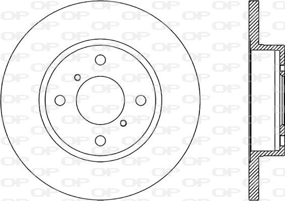 Open Parts BDA1857.10 - Kočioni disk www.molydon.hr