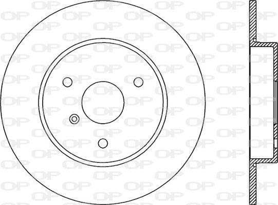 Open Parts BDA1864.10 - Kočioni disk www.molydon.hr