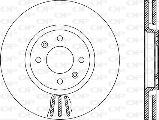 Open Parts BDA1865.20 - Kočioni disk www.molydon.hr