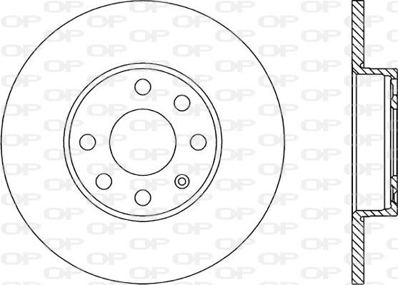 Open Parts BDA1806.10 - Kočioni disk www.molydon.hr