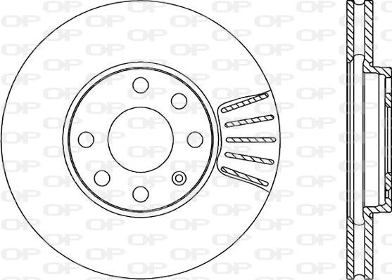 Open Parts BDA1807.20 - Kočioni disk www.molydon.hr