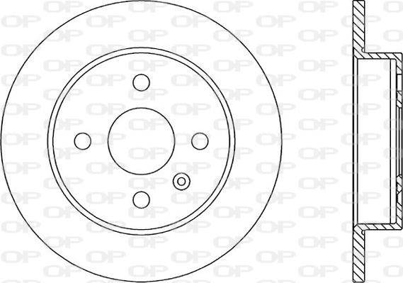 Open Parts BDA1810.10 - Kočioni disk www.molydon.hr