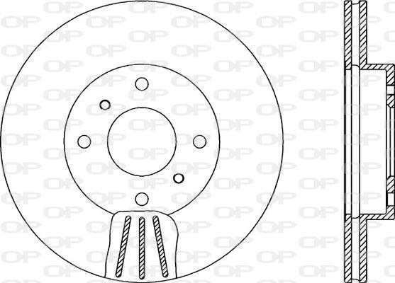 Open Parts BDA1885.20 - Kočioni disk www.molydon.hr